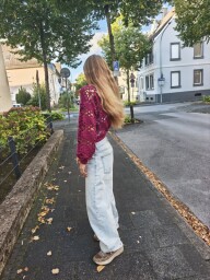 Pink Bloom Sweater